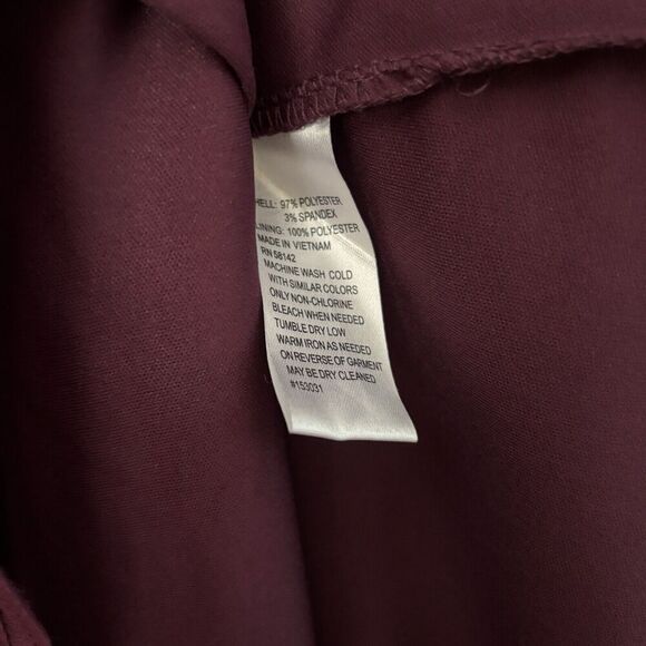 London Style Fit Flare Dress Women 18W Purple Stripe Stretch Cap Sleeve Cocktail - Picture 8 of 9